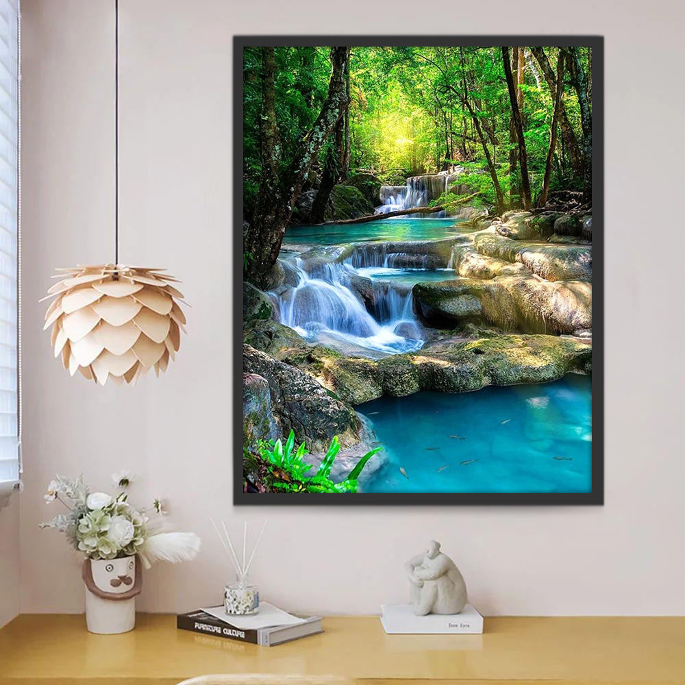 Cascade Peinture par Numéros