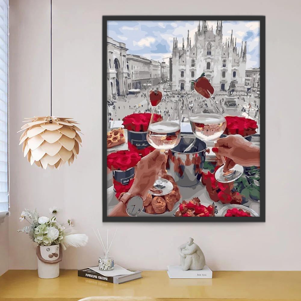 Cathédrale Milan Peinture par Numéros