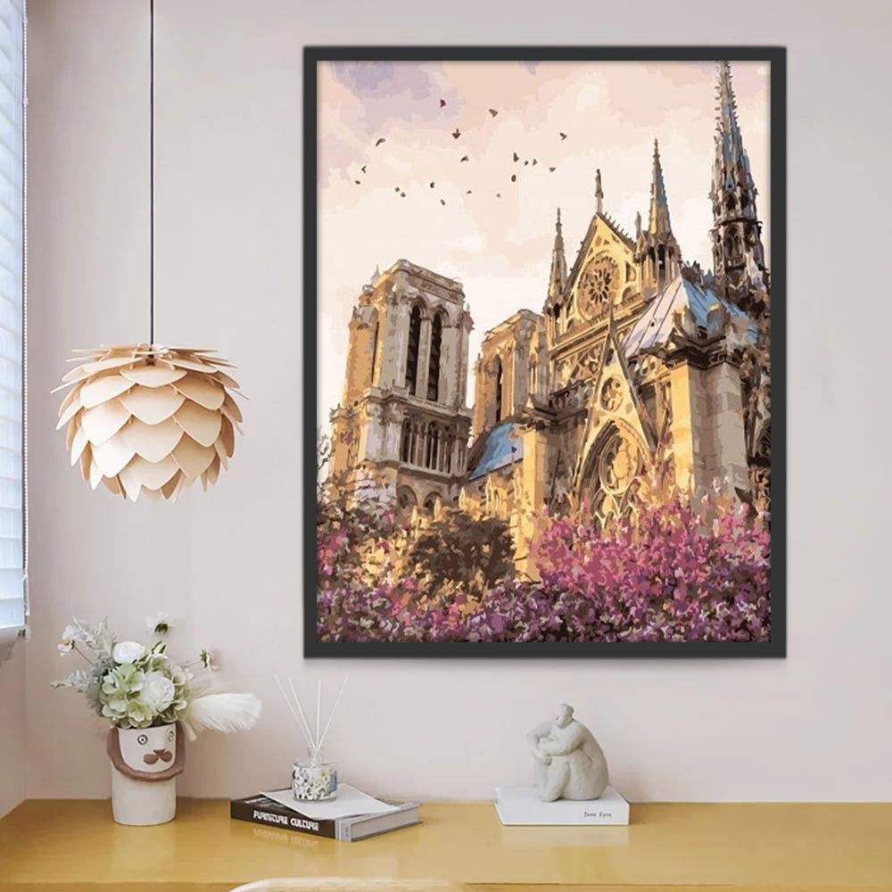 Cathédrale Notre-Dame de Paris Peinture par Numéros