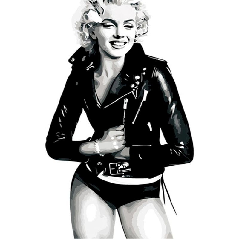 Célébrité Monroe Peinture par Numéros