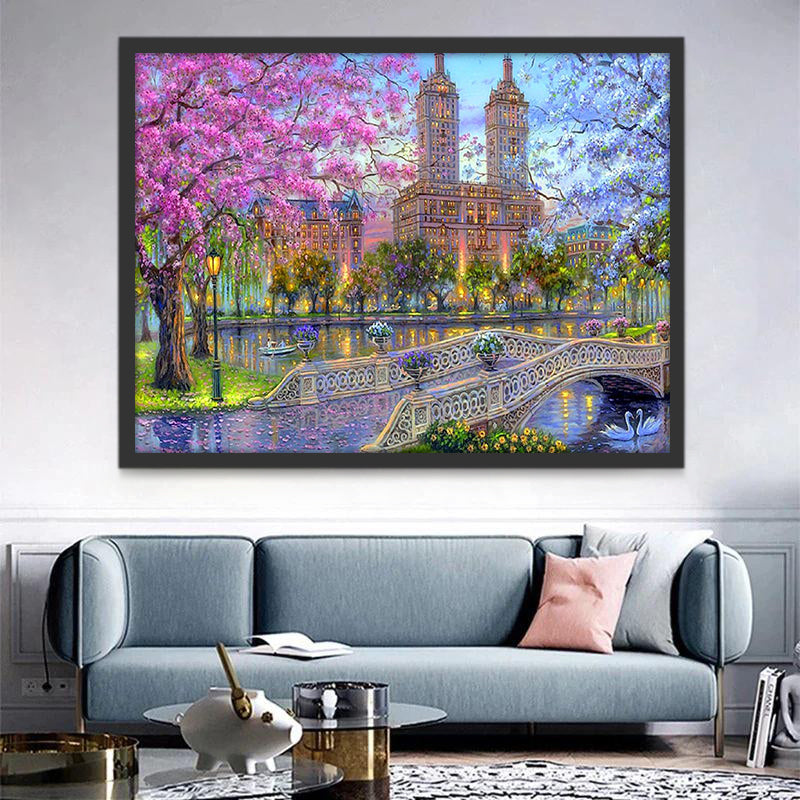 Central Park Peinture par Numéros