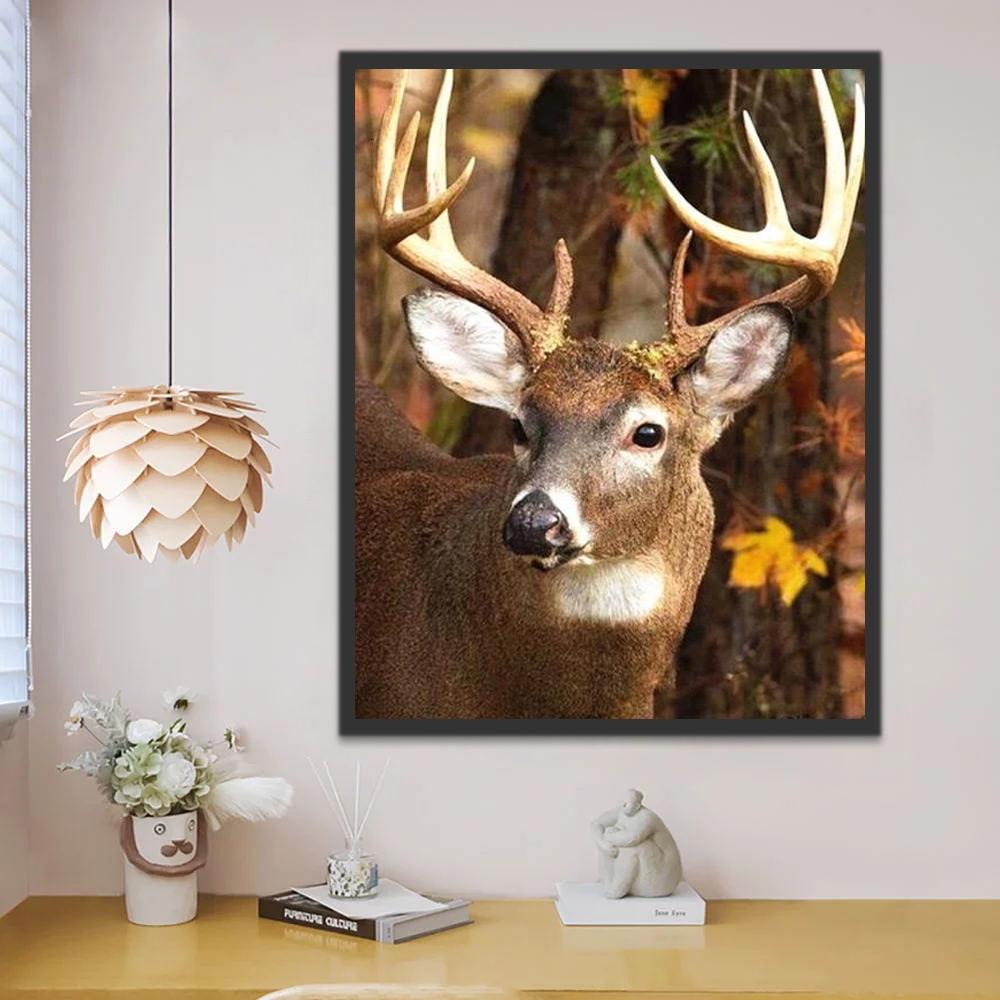Cerf Charmant Peinture par Numéros