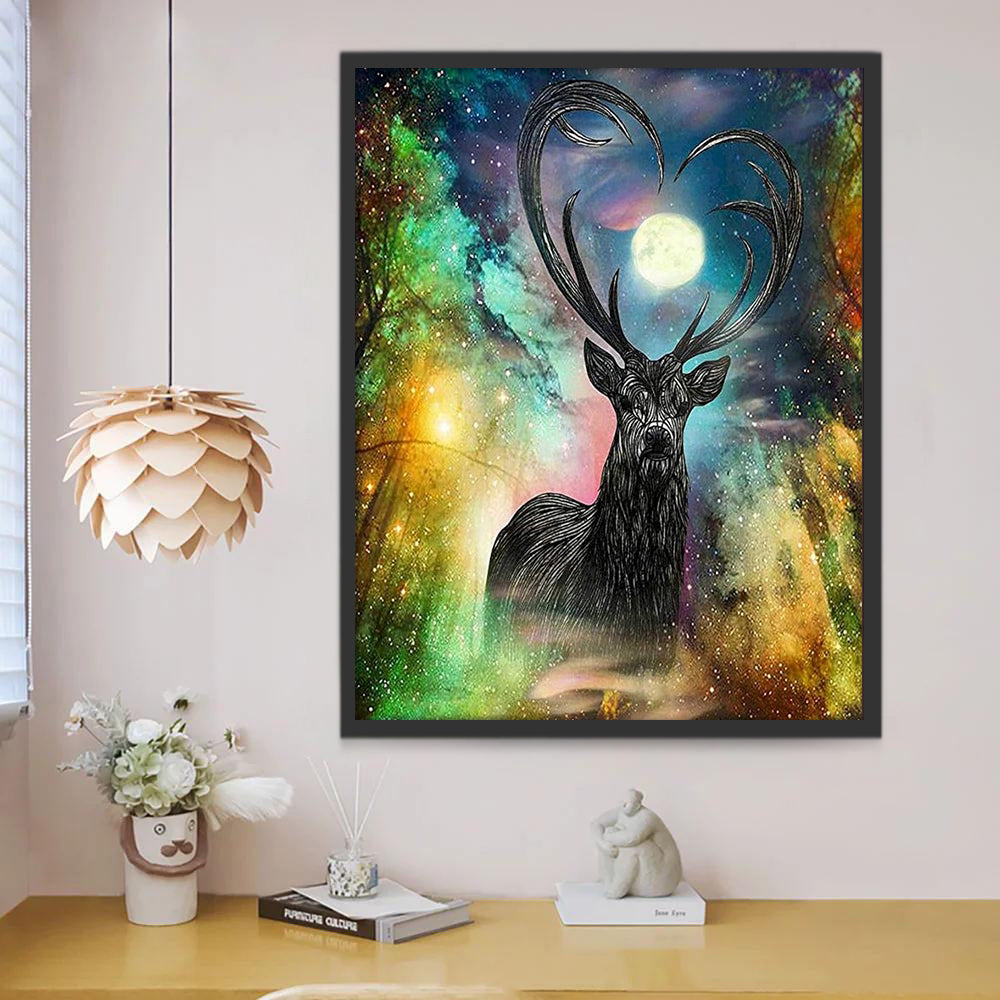 Cerf Cool Peinture par Numéros