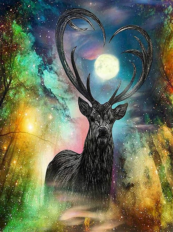 Cerf Cool Peinture par Numéros