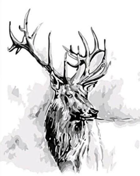 Cerf Innocent Peinture par Numéros