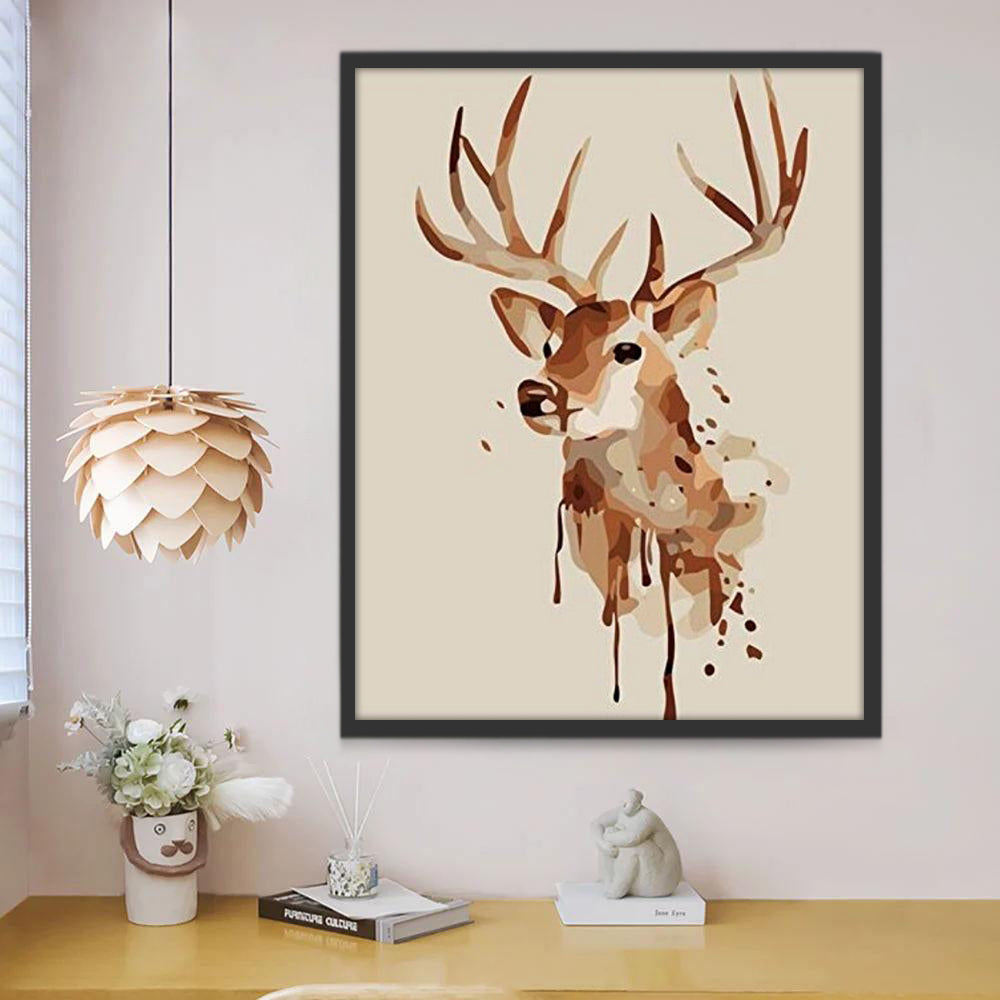 Cerf Superbe Peinture par Numéros
