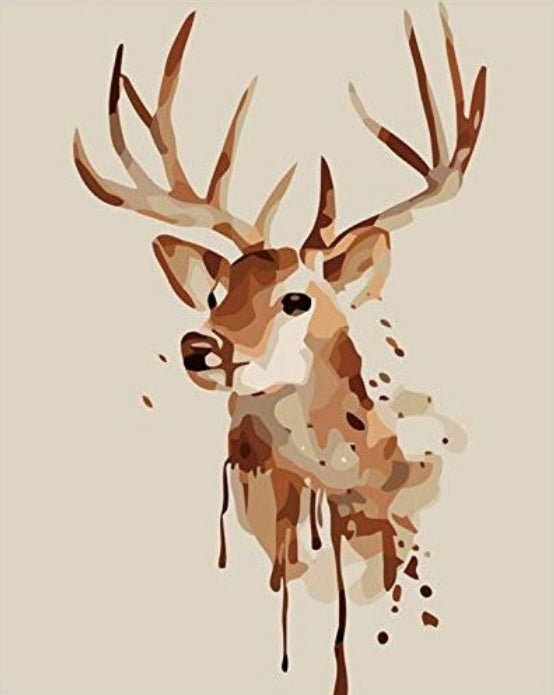Cerf Superbe Peinture par Numéros