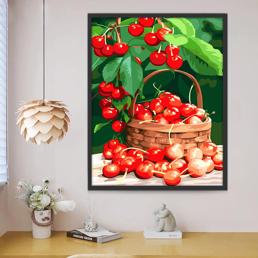 Cerises Peinture par Numéros