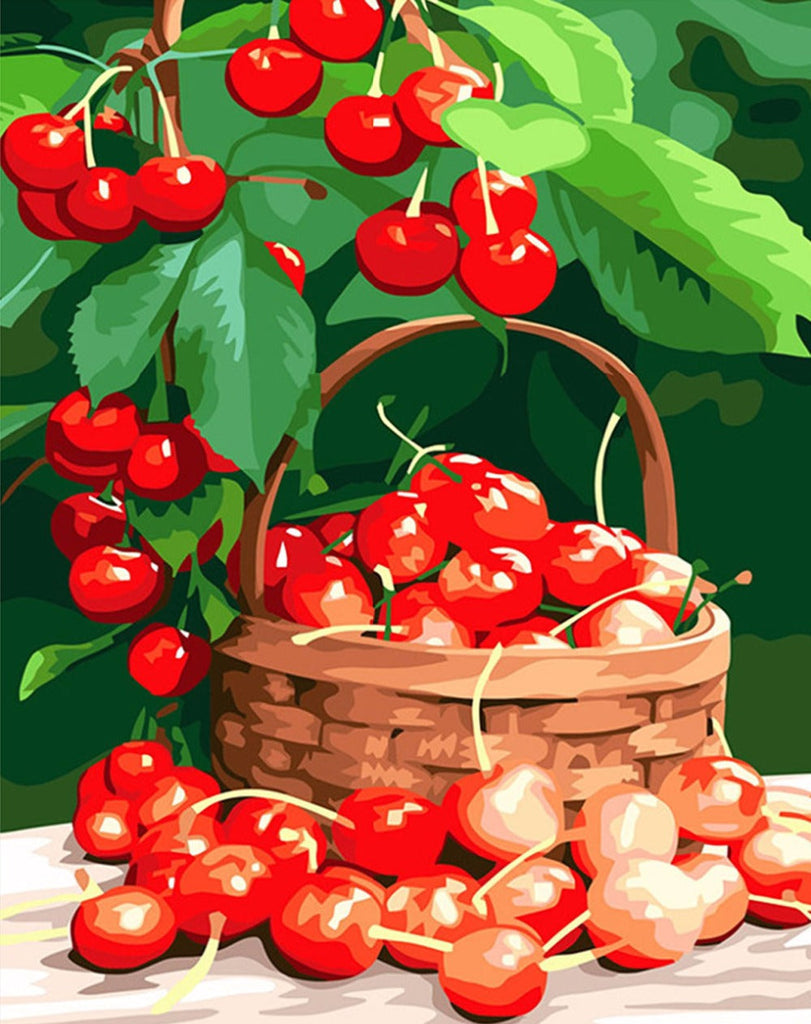 Cerises Peinture par Numéros