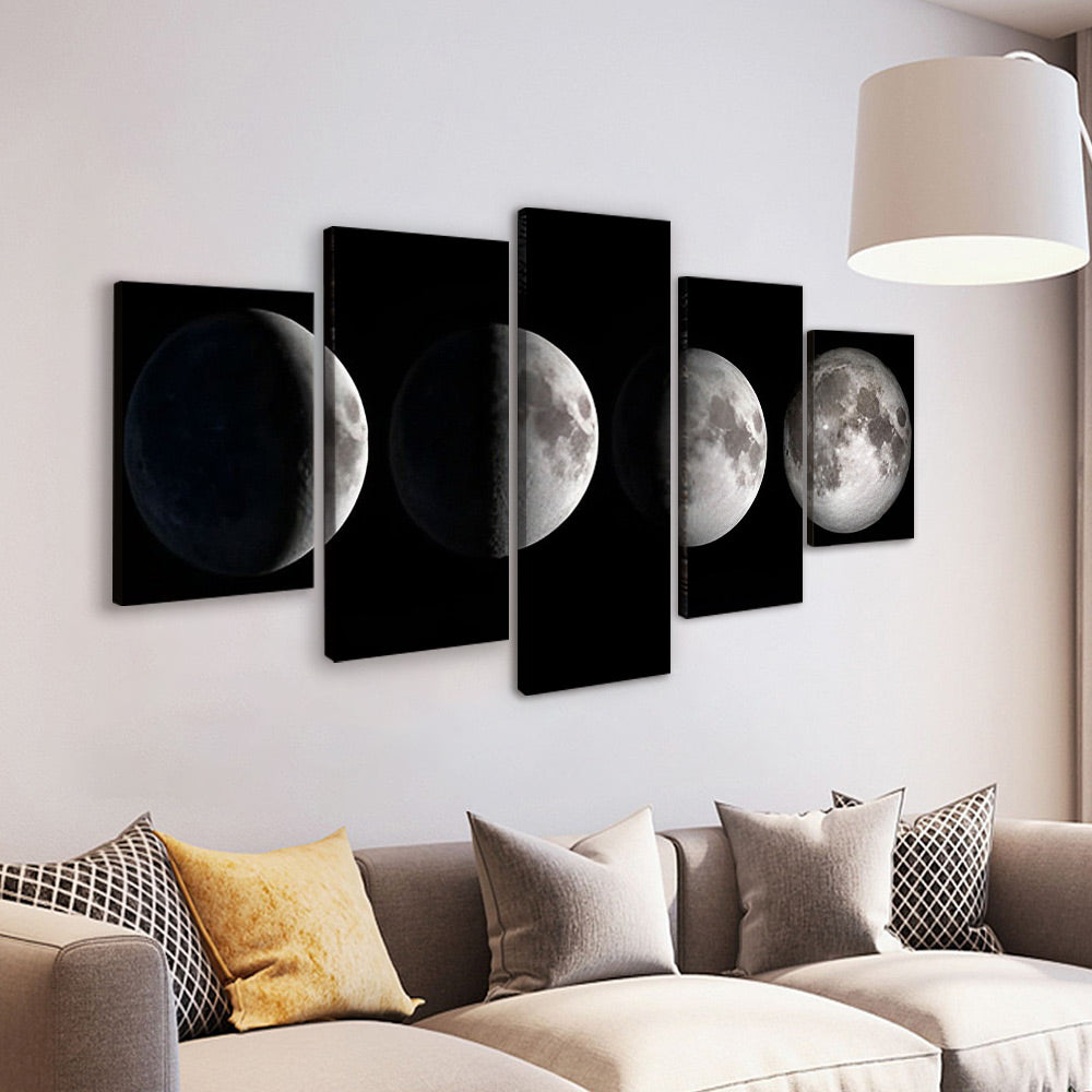 Changements de Lune 5 Partie Peinture par Numéros