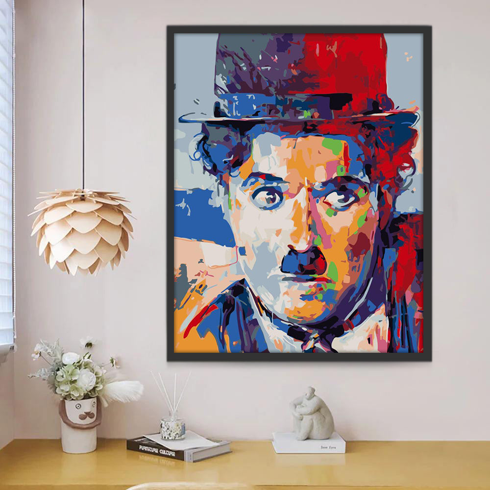Chaplin Peinture par Numéros