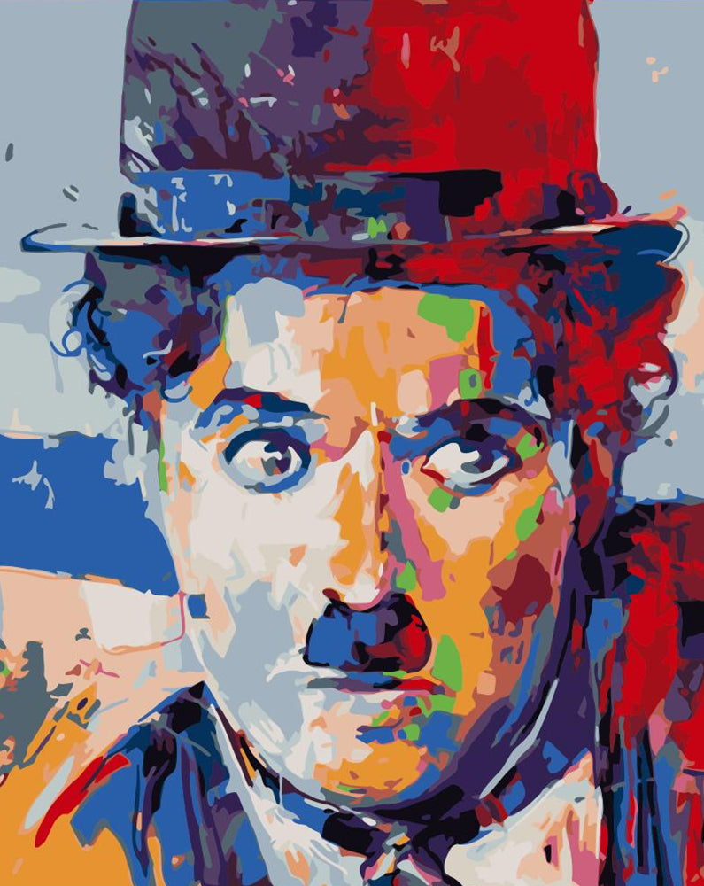 Chaplin Peinture par Numéros