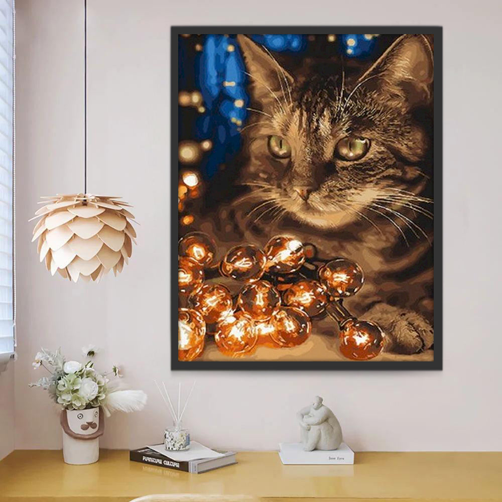 Chat Cool Peinture par Numéros