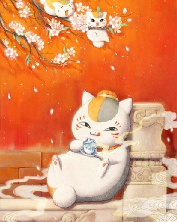 Chat du Palais Impérial Peinture par Numéros