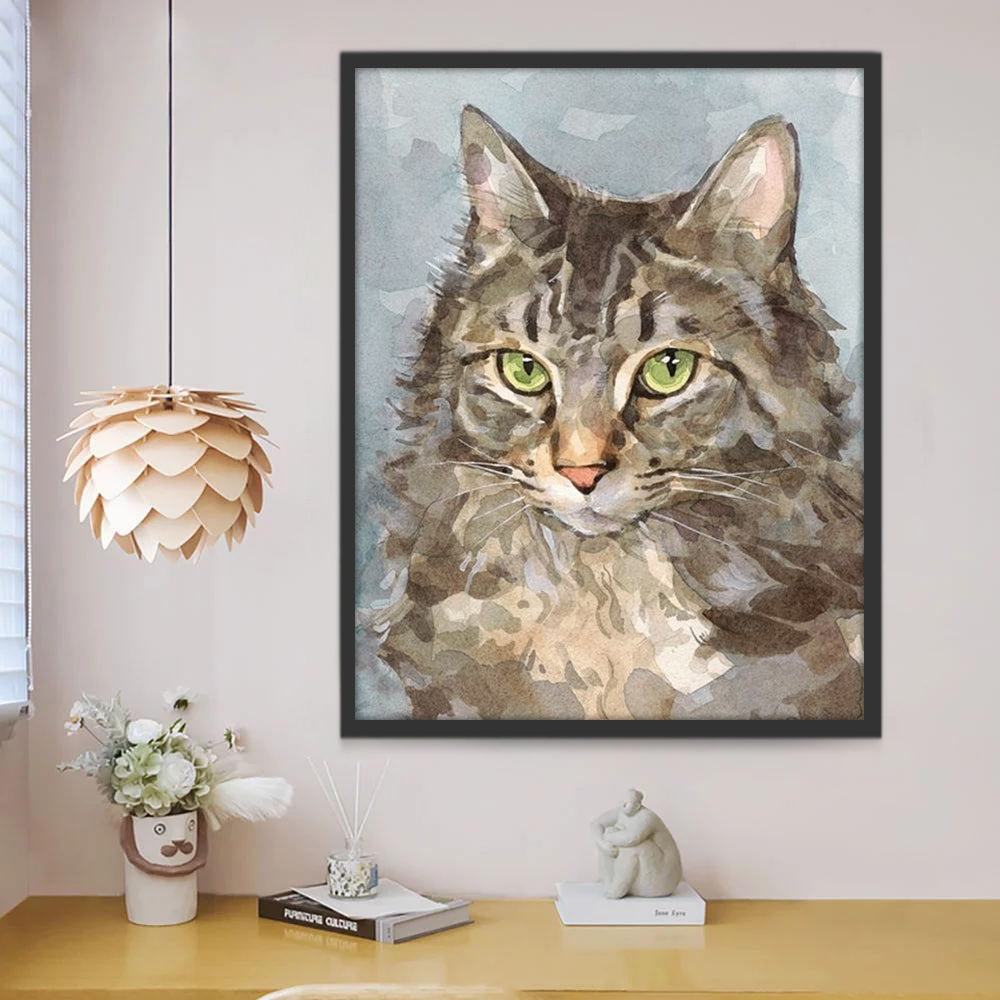 Chat Elégant Peinture par Numéros