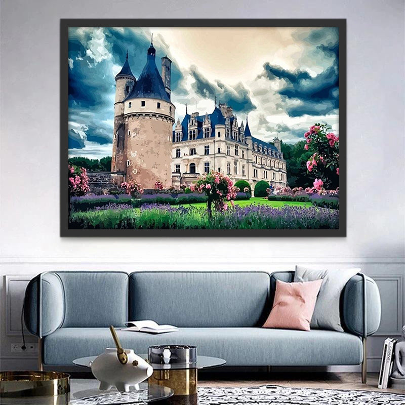Château de Chenonceau Peinture par Numéros