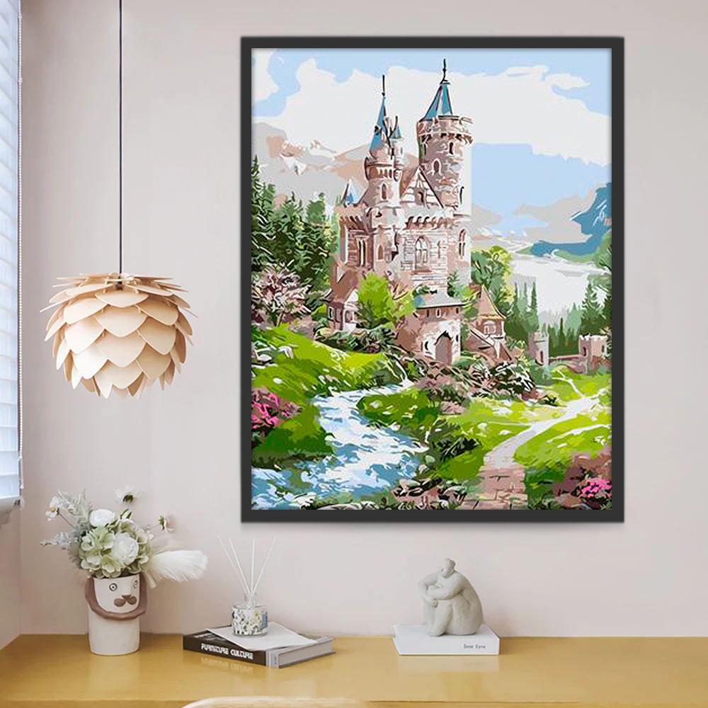Château de Princesse Peinture par Numéros