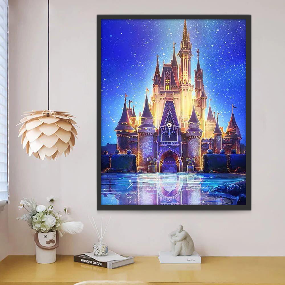 Château Fantastique Peinture par Numéros