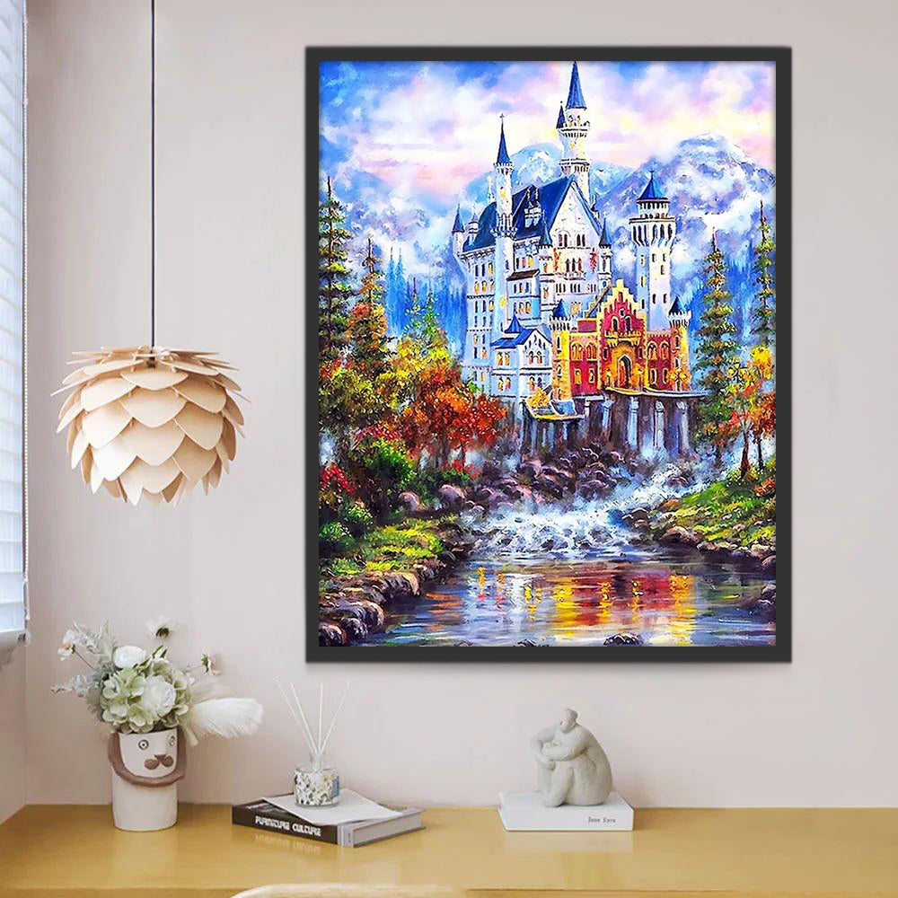 Château Féérique Peinture par Numéros