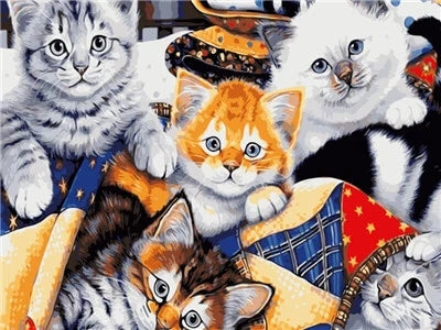 Chats Variés Peinture par Numéros