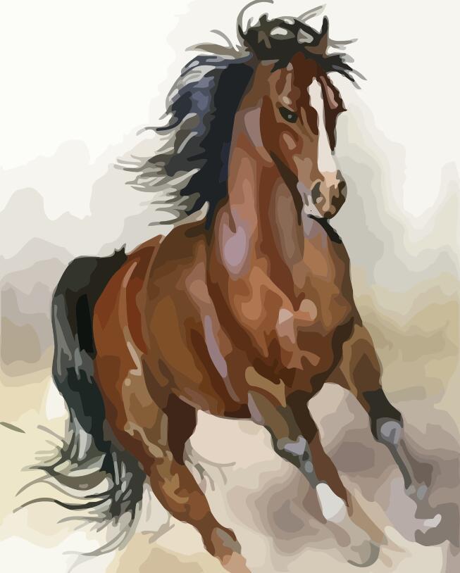 Cheval Cool Peinture par Numéros