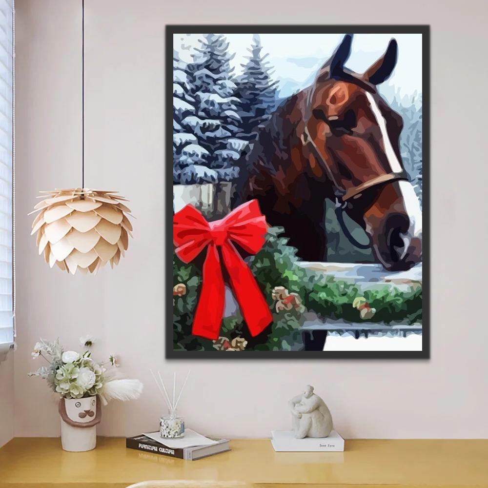 Cheval Gentil Peinture par Numéros