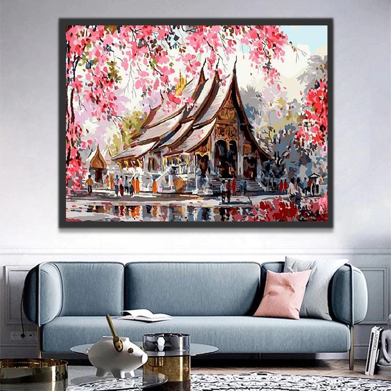 Chiang Mai Peinture par Numéros
