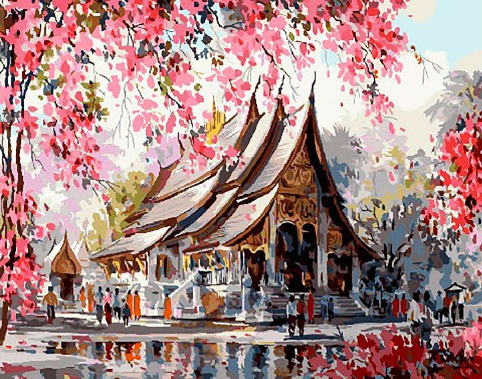 Chiang Mai Peinture par Numéros