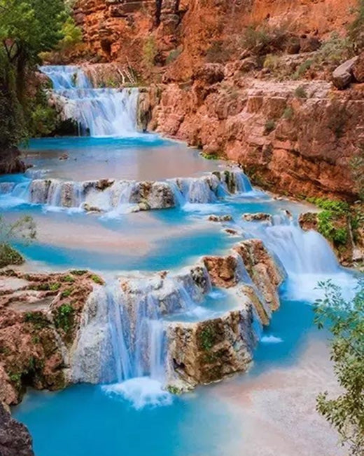 Chutes d'Havasu Peinture par Numéros