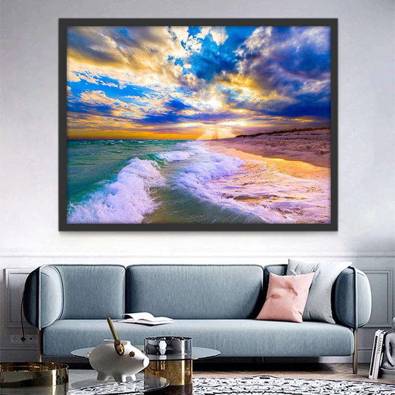 Ciel et Mer Peinture par Numéros