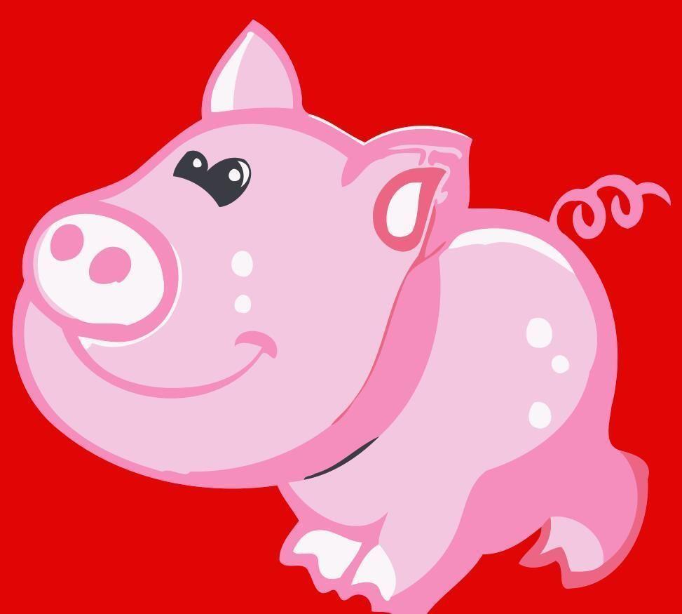 Cochonnet Rose Enfants Peinture par Numéros