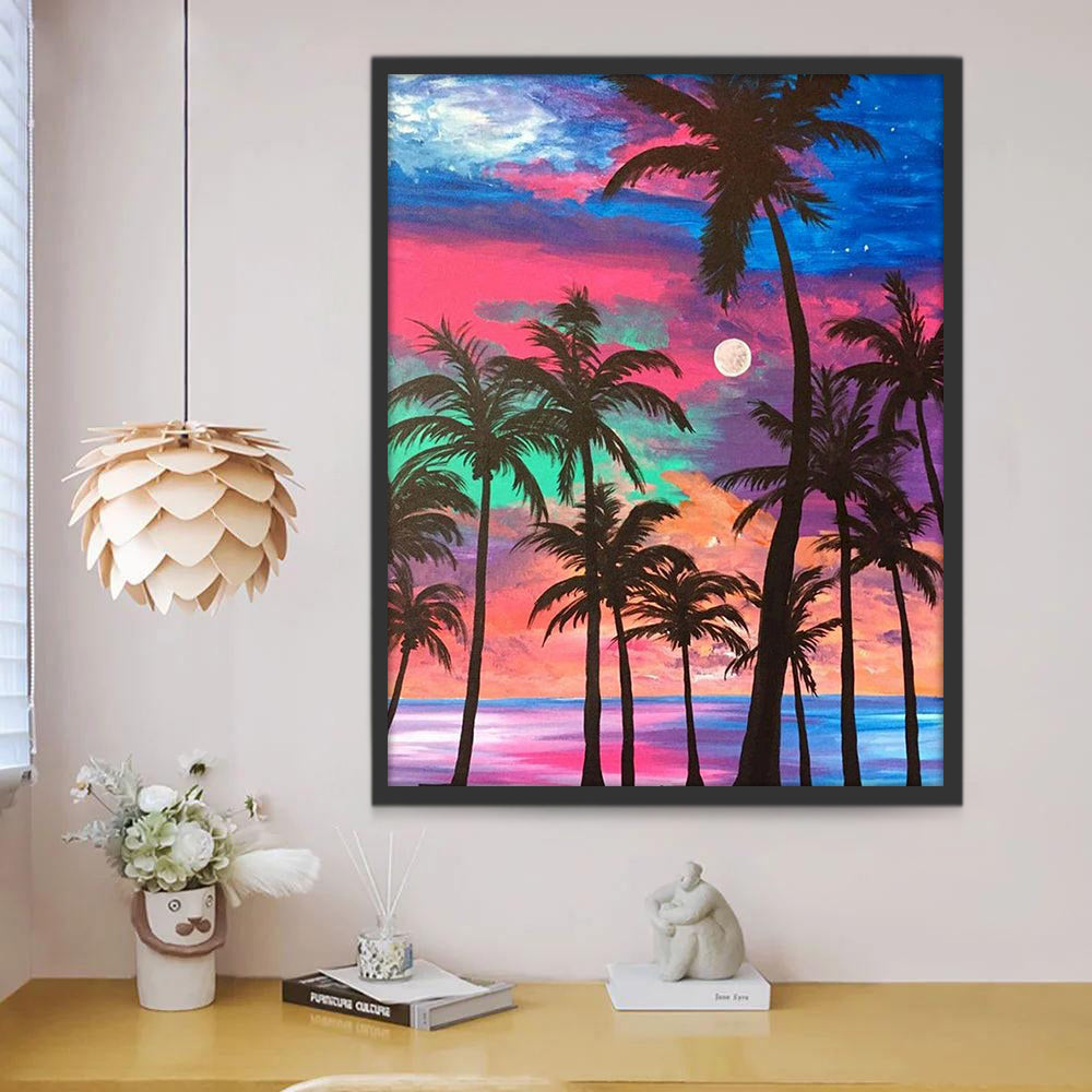 Coco et Ciel Coloré Peinture par Numéros