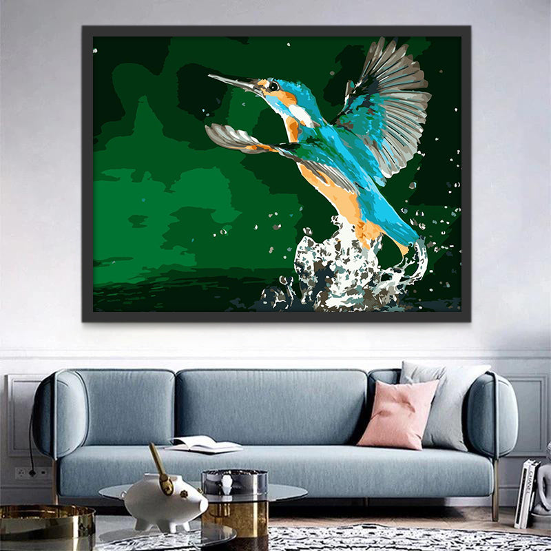 Colibri et l'Eau Peinture par Numéros