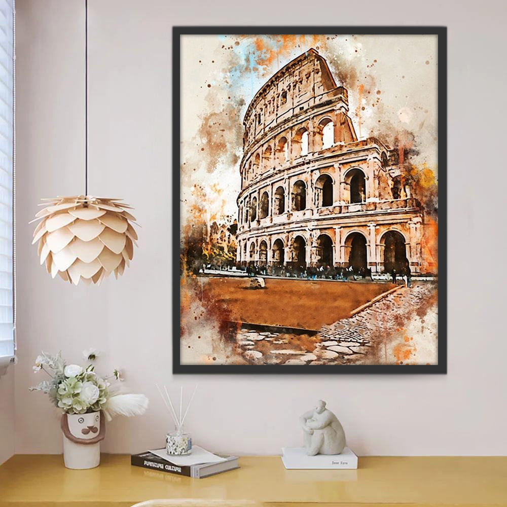 Colisée Peinture par Numéros