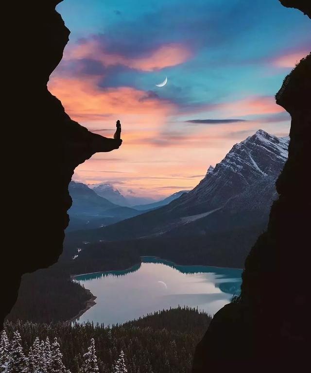 Coucher de Soleil au bord du Lac Peinture par Numéros