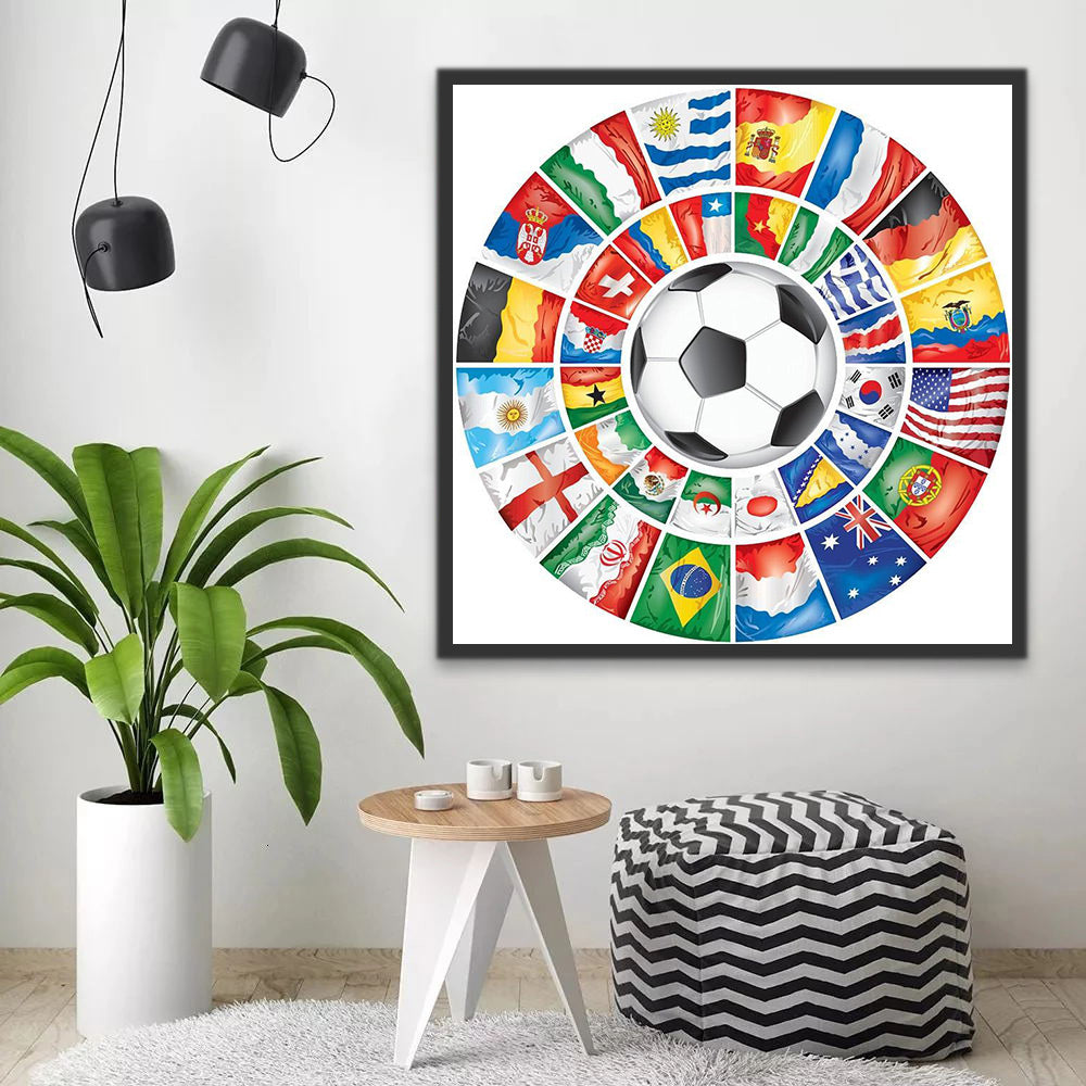 Coupe du monde Peinture par Numéros