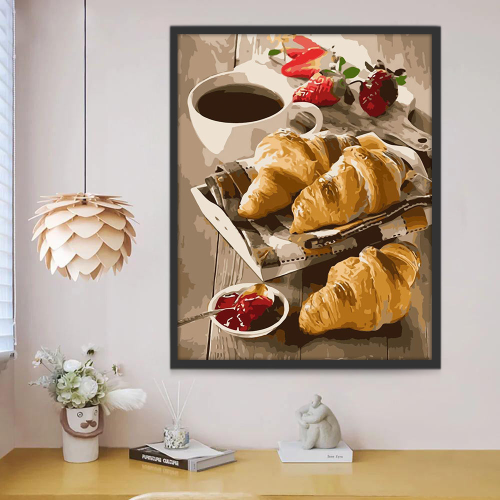 Croissants Peinture par Numéros