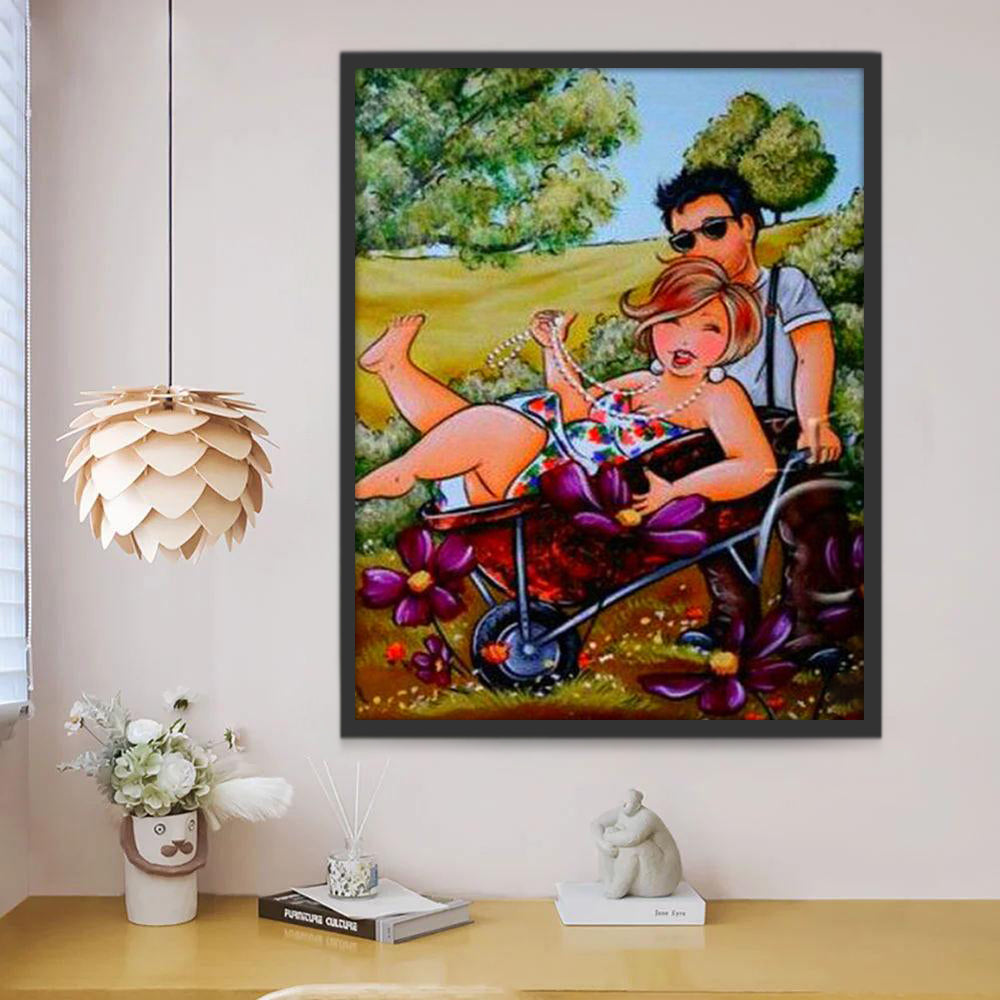 Dame et Monsieur Peinture par Numéros