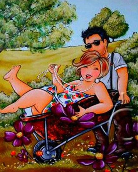 Dame et Monsieur Peinture par Numéros