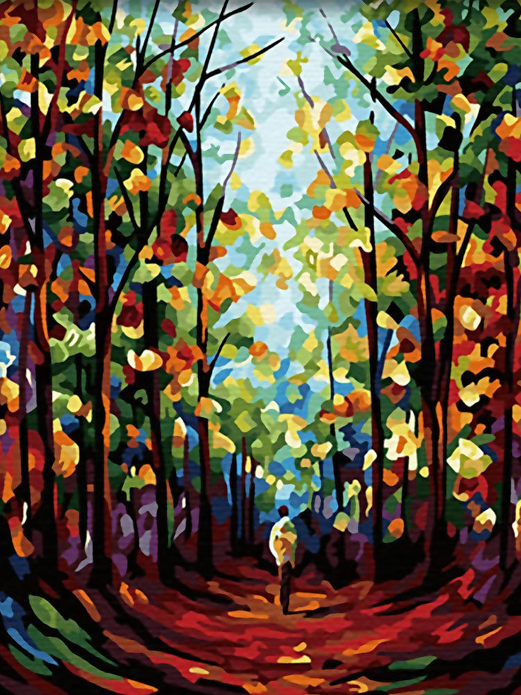 Dans les Bois Peinture par Numéros