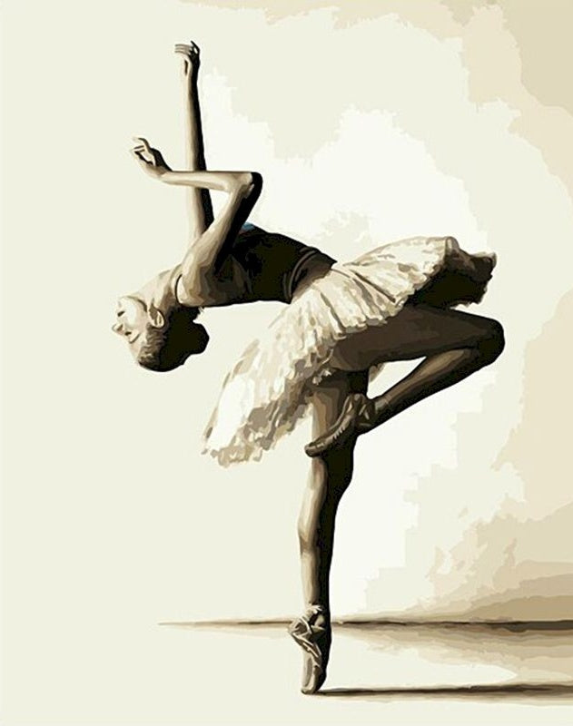 Danse de l'ombre Peinture par Numéros