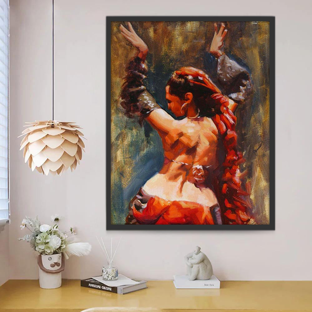 Danse orientale Peinture par Numéros