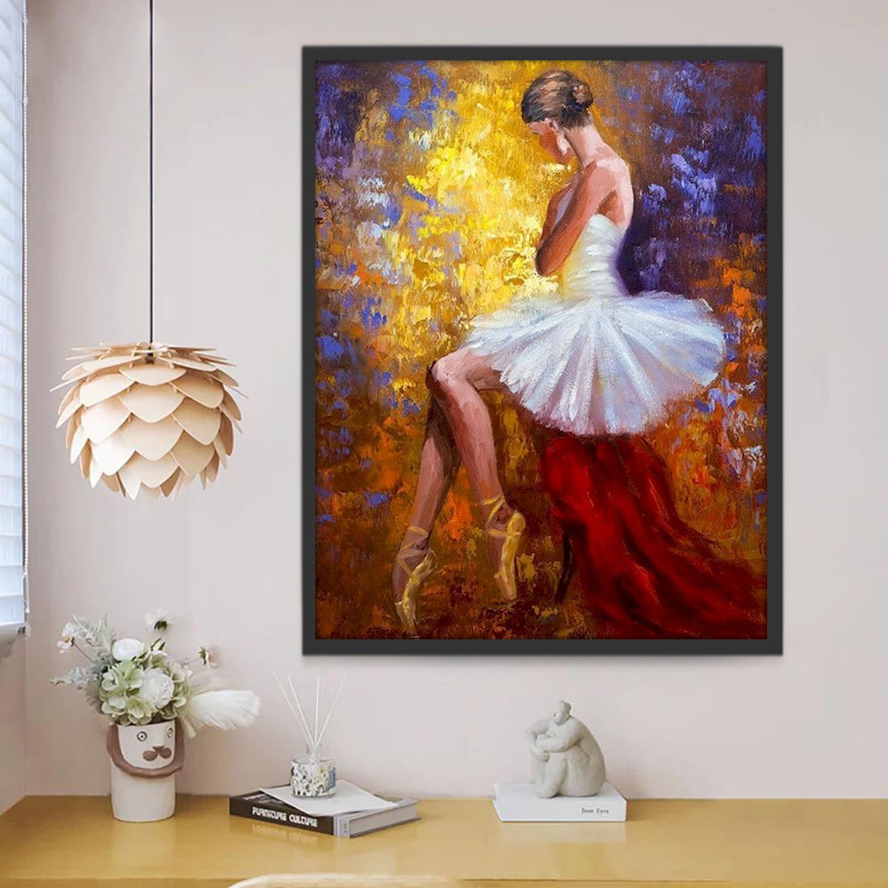 Danseuse de Ballet Peinture par Numéros