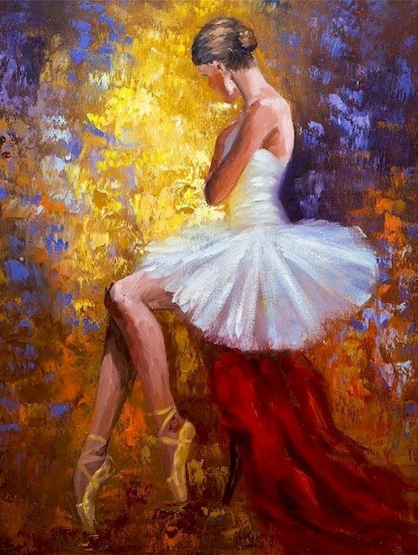 Danseuse de Ballet Peinture par Numéros