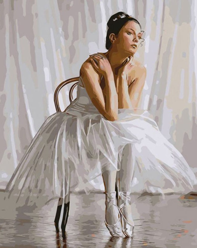 Danseuse Peinture par Numéros