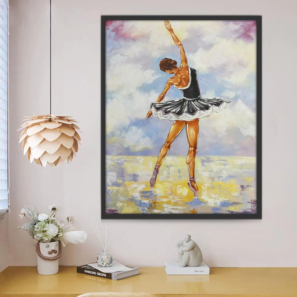 Danseuse solo Peinture par Numéros