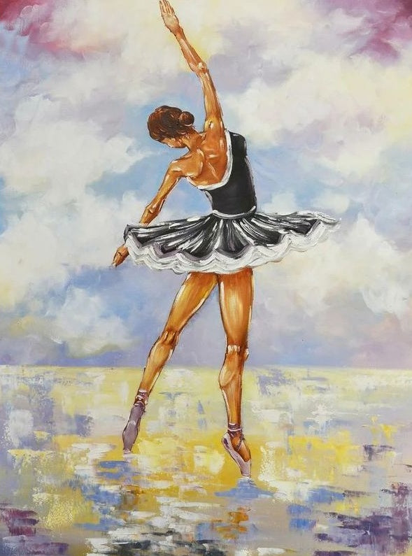 Danseuse solo Peinture par Numéros