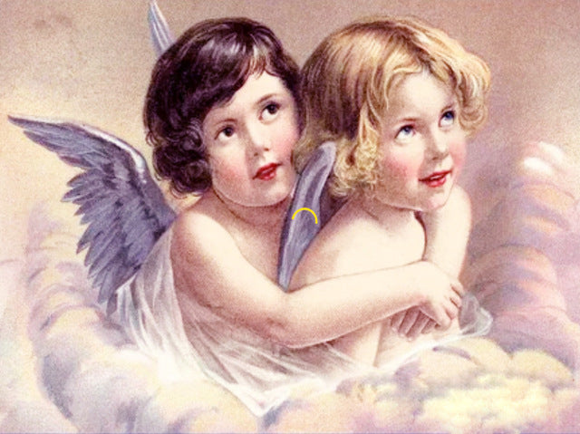 Deux Petits Anges Peinture par Numéros