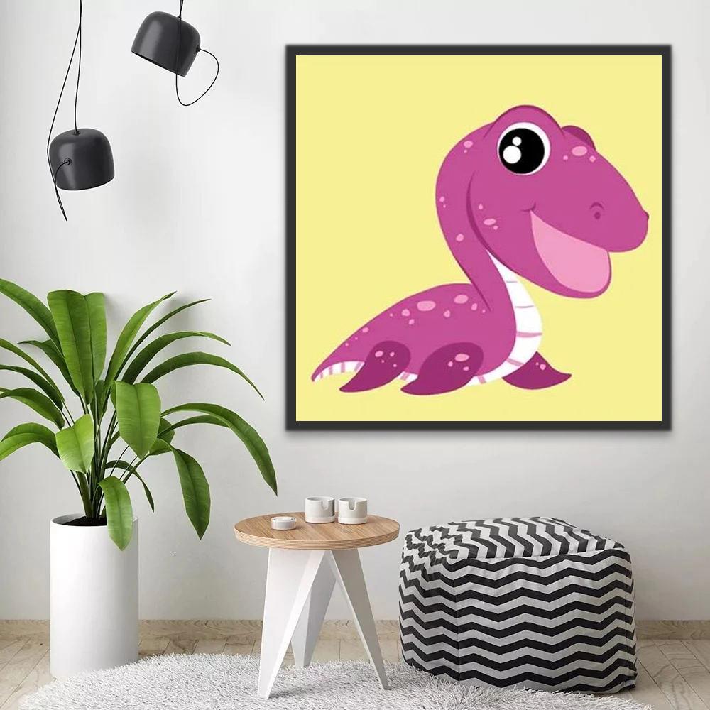 Dinosaure pour Enfants Peinture par Numéros