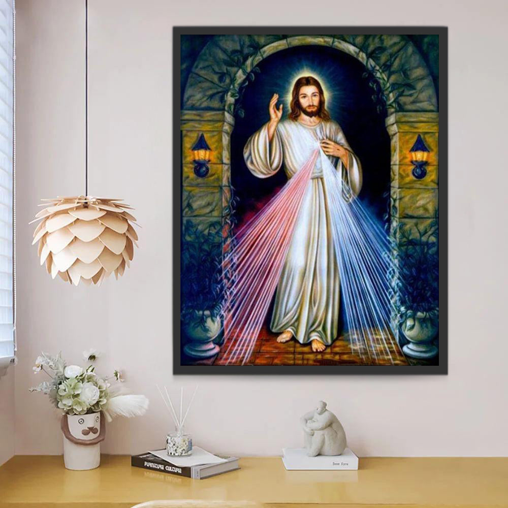 Divine Miséricorde Peinture par Numéros